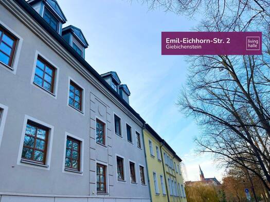 Wohnung zur Miete 680 € 2 Zimmer 62,9 m² 2. Geschoss Emil-Eichhorn-Straße 2 Giebichenstein Halle 06114