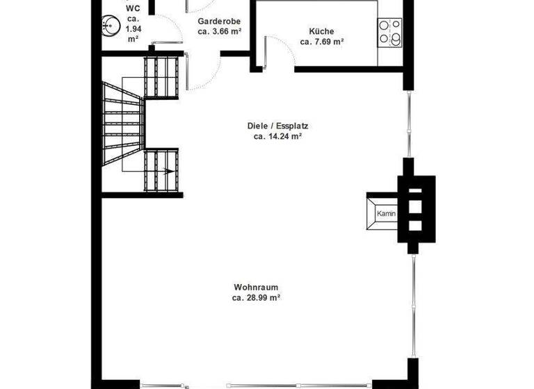 Doppelhaushälfte zum Kauf 495.000 € 5 Zimmer 123 m² 265 m² Grundstück Langenhorn Hamburg 22415