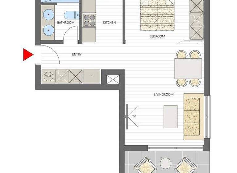 Studio zum Kauf 235.000 € 2 Zimmer 50 m² 2. Geschoss Attika