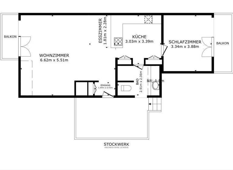Wohnung zum Kauf 229.000 € 2 Zimmer 60 m² Wittenbeck 18209