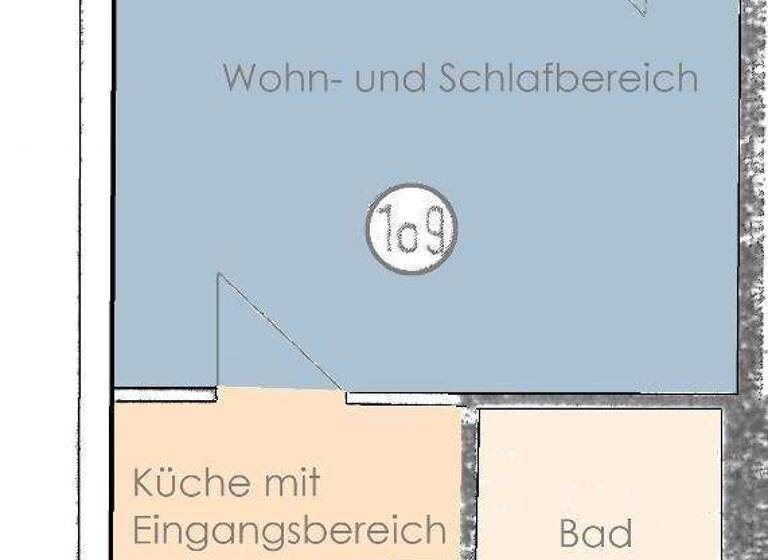 Studio zur Miete 450 € 1 Zimmer 30 m² frei ab 01.05.2026 Neureut Karlsruhe 76149