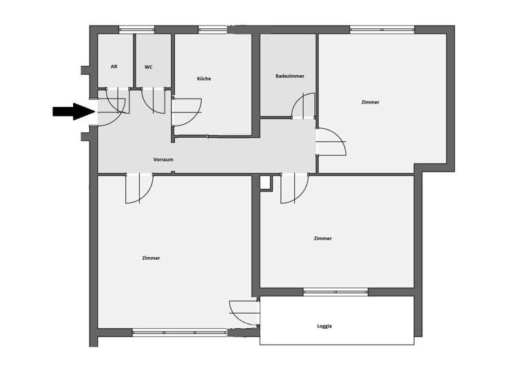 Wohnung zum Kauf 165.000 € 3 Zimmer 6. Geschoss Judendorfer Straße 33b Leoben 8700