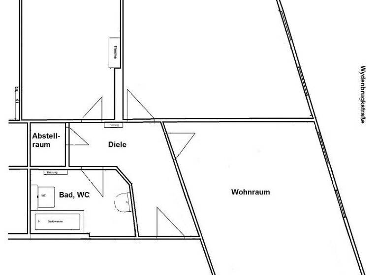 Wohnung zur Miete 540 € 2 Zimmer 90,2 m²<br/>Wohnfläche 1.<br/>Geschoss ab sofort<br/>Verfügbarkeit Georgenstraße 19a Eisenach Eisenach 99817