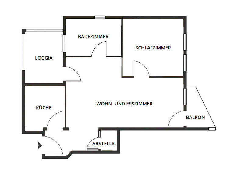 Wohnung zum Kauf 165.000 € 2 Zimmer 58 m²<br/>Wohnfläche 1.<br/>Geschoss Möhrig Öhringen 74613