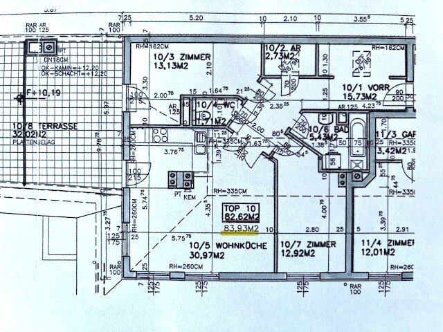 Terrassenwohnung zur Miete 1.397 € 3 Zimmer 83 m²<br/>Wohnfläche Klosterneuburg 3400