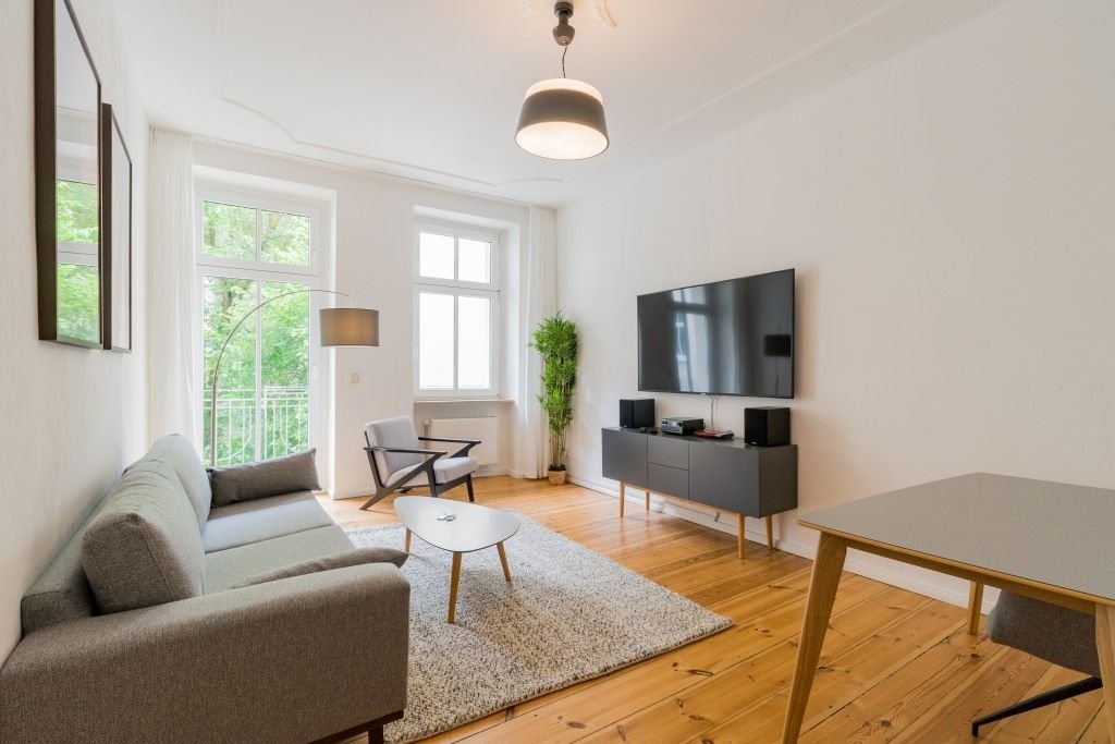 Wohnung zur Miete Wohnen auf Zeit 2.650 € 2 Zimmer 65 m²<br/>Wohnfläche 01.01.2025<br/>Verfügbarkeit Hufelandstraße Prenzlauer Berg Berlin 10407