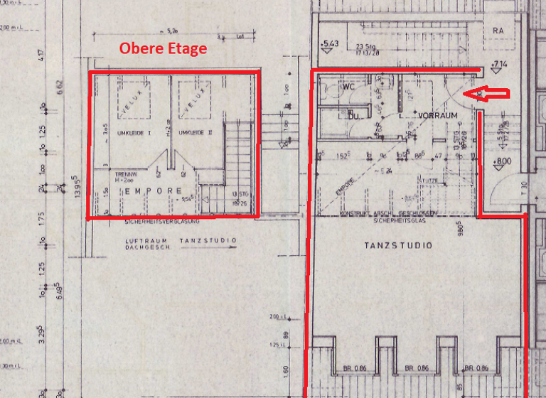 Büro zur Miete provisionsfrei 6 € 2 Zimmer 57 m² Bürofläche Lüneburger Straße 4 Uelzen 29525