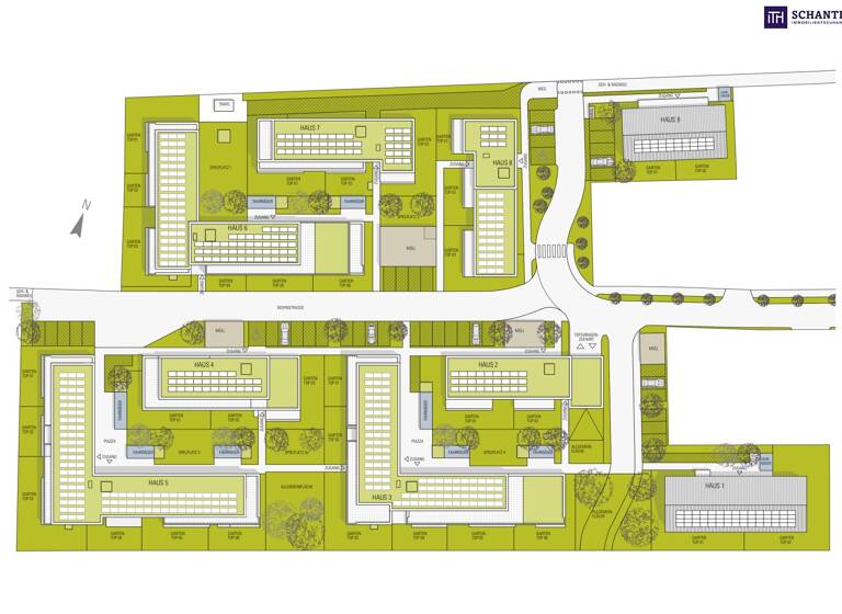 Wohnung zum Kauf - Erstbezug provisionsfrei 259.000 € 3 Zimmer 64 m² 1. Geschoss Zirbenweg Kalsdorf bei Graz 8401