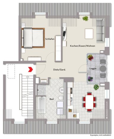 Wohnung zum Kauf provisionsfrei 319.181 € 2 Zimmer 59,7 m² Herrieden Herrieden 91567