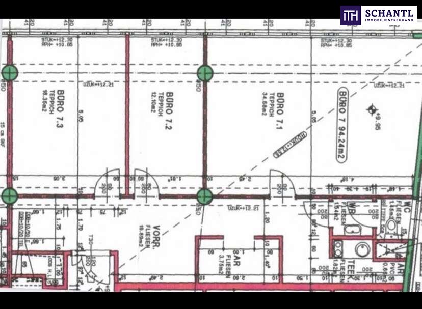 Büro-/Praxisfläche zum Kauf 239.000 € 3 Zimmer 94,2 m²<br/>Bürofläche Wielandgasse Jakomini Graz 8010