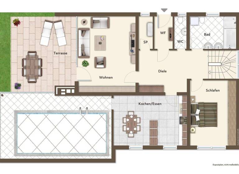 Einfamilienhaus zur Miete 2.000 € 5 Zimmer 160 m² 1.300 m² Grundstück frei ab 01.06.2026 Hengersberg 94491