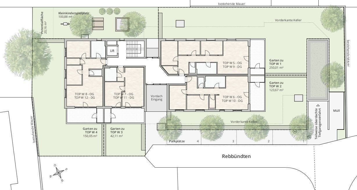 Terrassenwohnung zum Kauf provisionsfrei 498.000 € 3 Zimmer 70,5 m²<br/>Wohnfläche 2.<br/>Geschoss Rebbündten 17 Feldkirch 6800