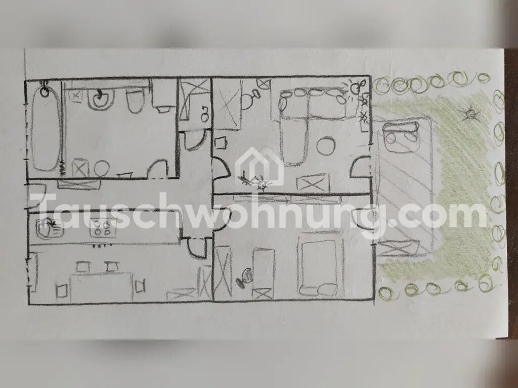 Wohnung zur Miete Tauschwohnung 890 € 2 Zimmer 60 m²<br/>Wohnfläche EG<br/>Geschoss Rieselfeld Freiburg im Breisgau 79111