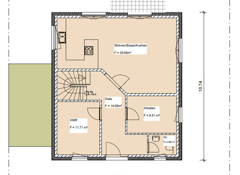 Einfamilienhaus zum Kauf - Erstbezug provisionsfrei 509.400 € 5 Zimmer 148 m² 362 m² Grundstück Erichshagen Nienburg (Weser) / Erichshagen 31582