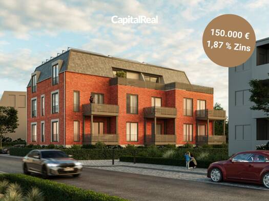 Wohnung zum Kauf - Erstbezug provisionsfrei 248.700 € 2 Zimmer 49,3 m² EG Rebenstraße 56 Bürgerfelde Oldenburg 26121