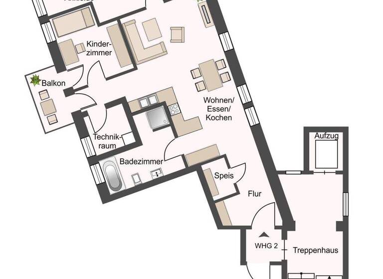 Wohnung zum Kauf 449.000 € 3 Zimmer 89,4 m² 1. Geschoss City Bayreuth 95444
