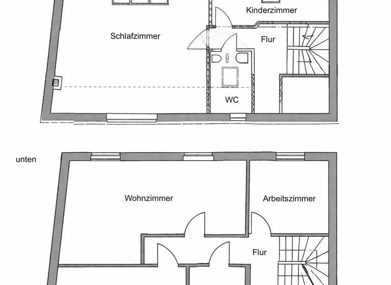 Maisonette zur Miete 456 € 3,5 Zimmer 80 m² 2. Geschoss Feldweg 6 Eilenburg 04838