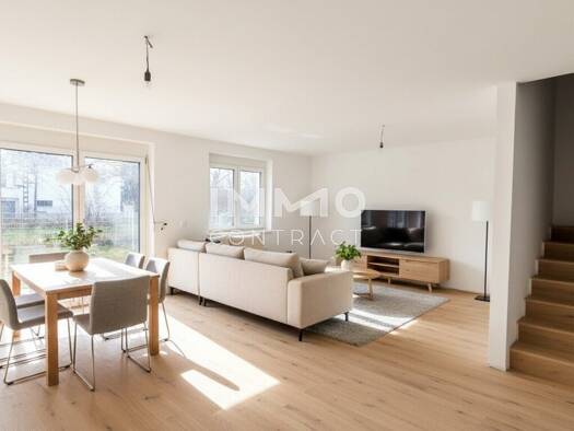 Doppelhaushälfte zur Miete - Erstbezug 901 € 5 Zimmer 144 m² 246,2 m² Grundstück frei ab sofort Ebenfurth 2490