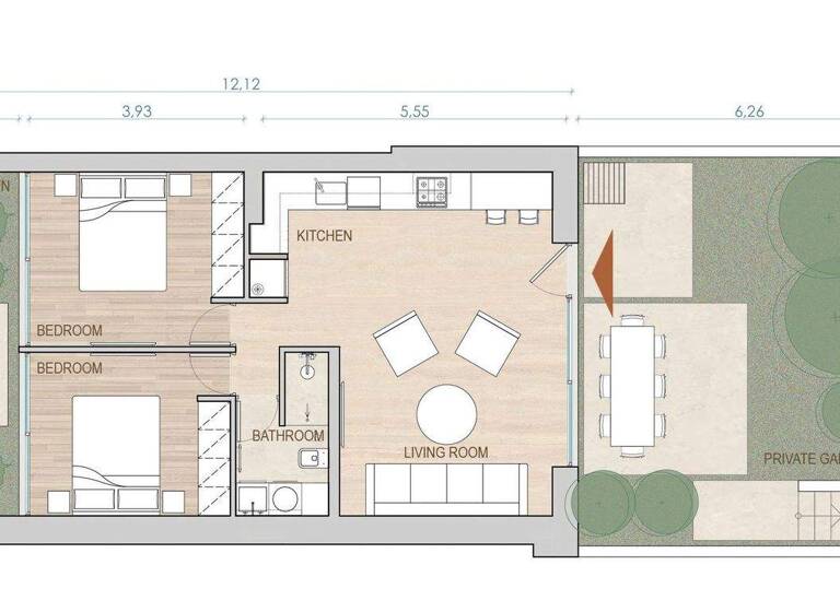 Wohnung zum Kauf - Erstbezug provisionsfrei 340.000 € 3 Zimmer 70,8 m² Maleme 730 14