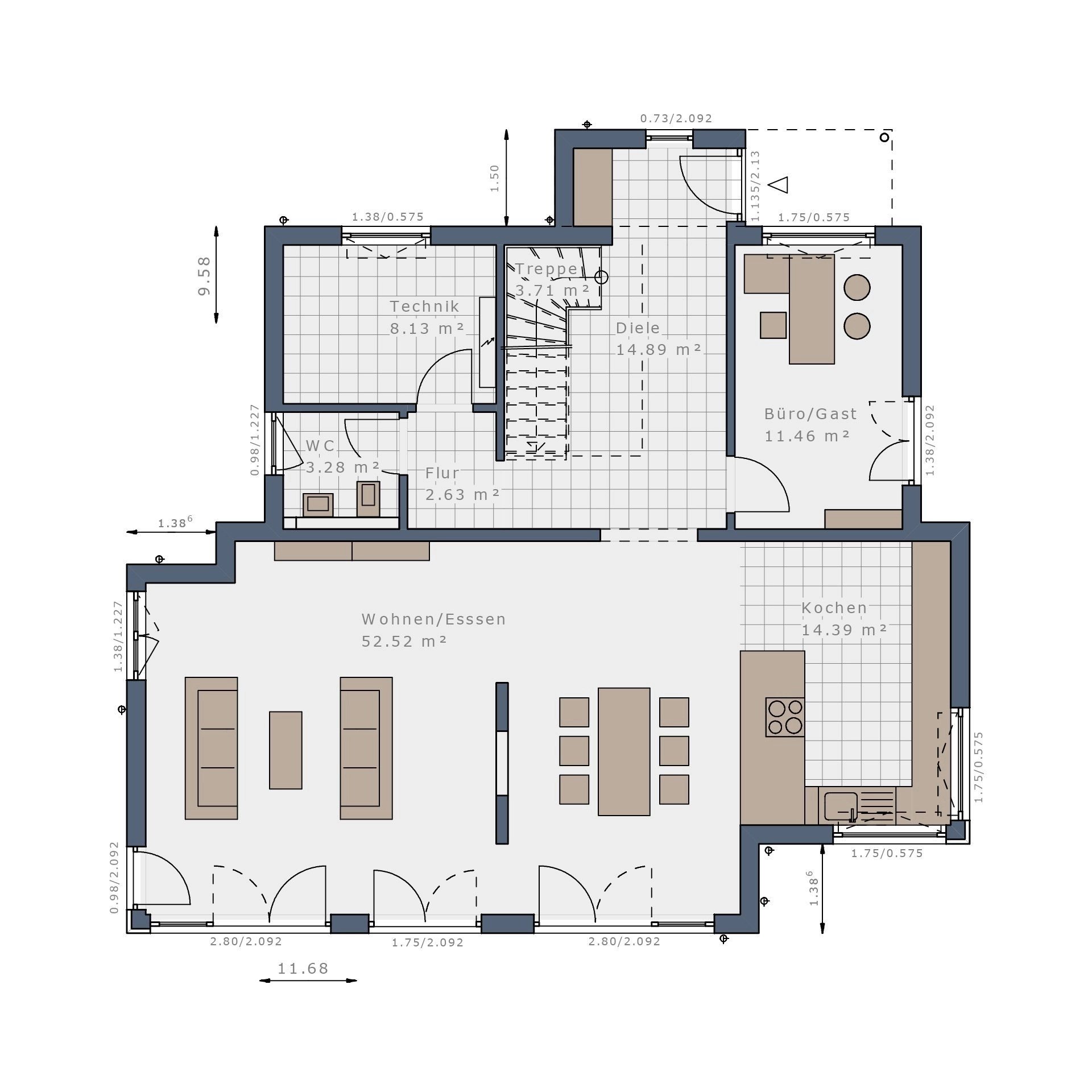 Einfamilienhaus zum Kauf provisionsfrei 739.827 € 5 Zimmer 175,5 m²<br/>Wohnfläche 539 m²<br/>Grundstück Buchheim March 79232