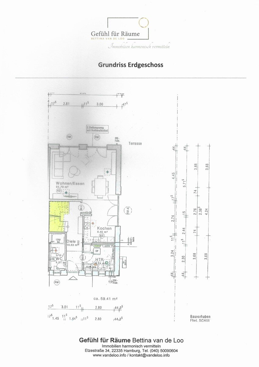 Doppelhaushälfte zur Miete 2.850 € 5 Zimmer 145 m²<br/>Wohnfläche Othmarschen Hamburg 22605