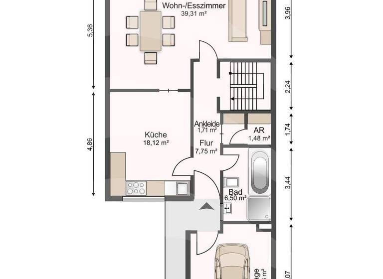 Reihenendhaus zum Kauf 449.000 € 5 Zimmer 152,7 m² 491 m² Grundstück Haidenhof-Süd Passau 94032