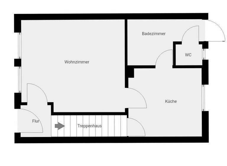 Reihenmittelhaus zum Kauf 98.000 € 3 Zimmer 46 m² frei ab sofort Bredstedt 25821