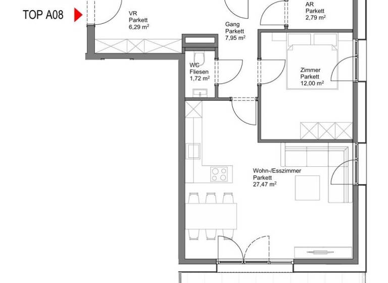 Wohnung zum Kauf - Erstbezug 496.000 € 3 Zimmer 73,8 m² Neumarkt am Wallersee 5202