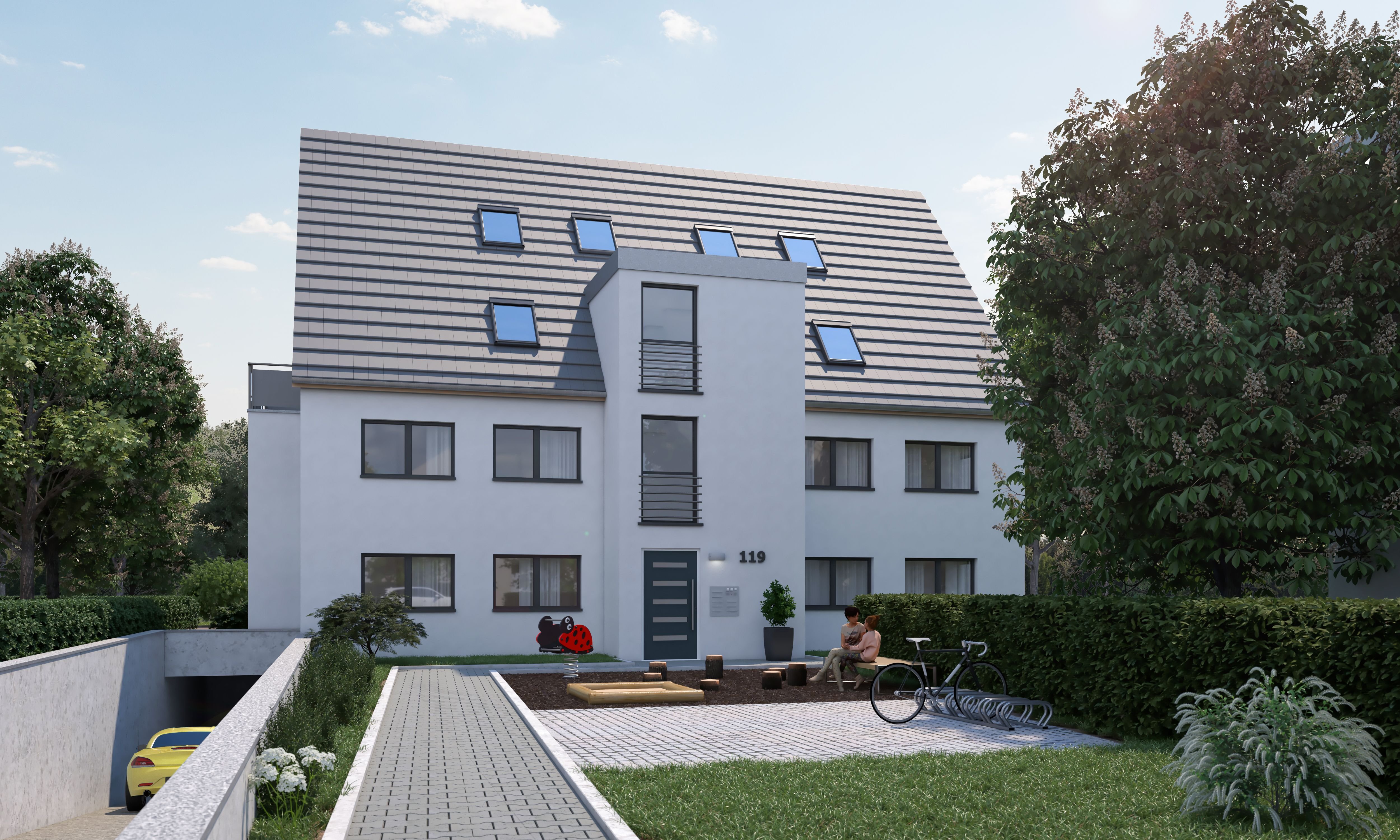 Apartment zum Kauf 677.800 € 5 Zimmer 100 m²<br/>Wohnfläche 3.<br/>Geschoss Hoheneck Ludwigsburg 71642