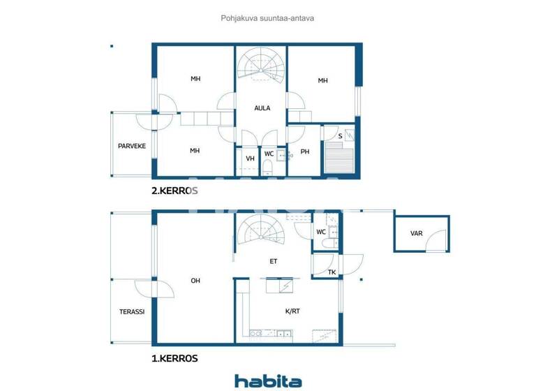 Reihenmittelhaus zum Kauf 119.000 € 4 Zimmer 100 m² 5.206 m² Grundstück Kujatie 22 Raahe 92130