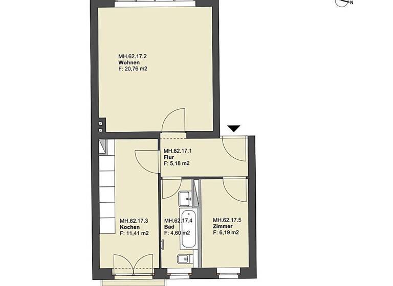 Wohnung zum Kauf als Kapitalanlage geeignet 229.000 € 2 Zimmer 49,9 m² Köpenick Berlin 12555