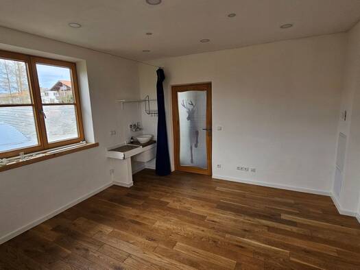 Studio zur Miete 250 € 1 Zimmer 19 m² frei ab sofort Rigistraße 5 Uffing Uffing am Staffelsee 82449