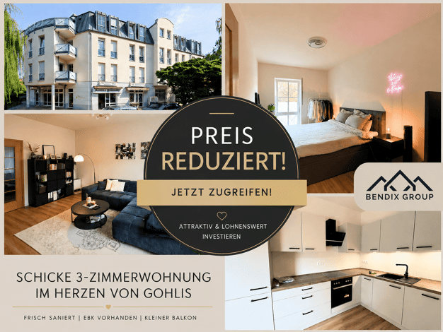 Wohnung zum Kauf 315.000 € 3 Zimmer 80 m² 1. Geschoss Gohlis-Mitte Nord 04157