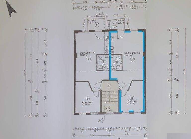 Wohnung zum Kauf 174.500 € 2 Zimmer 48,5 m² 5. Geschoss Kröpeliner Tor-Vorstadt Rostock 18057