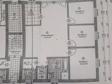 Wohnung zur Miete 700 € 4 Zimmer 100 m² 1. Geschoss Am Postbruch 3 Krukow Kuckssee 17217