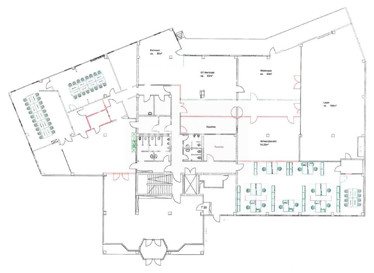 Bürofläche zur Miete provisionsfrei 13 € 1.910,6 m² Bürofläche teilbar ab 450 m² Möhringen Stuttgart 70567