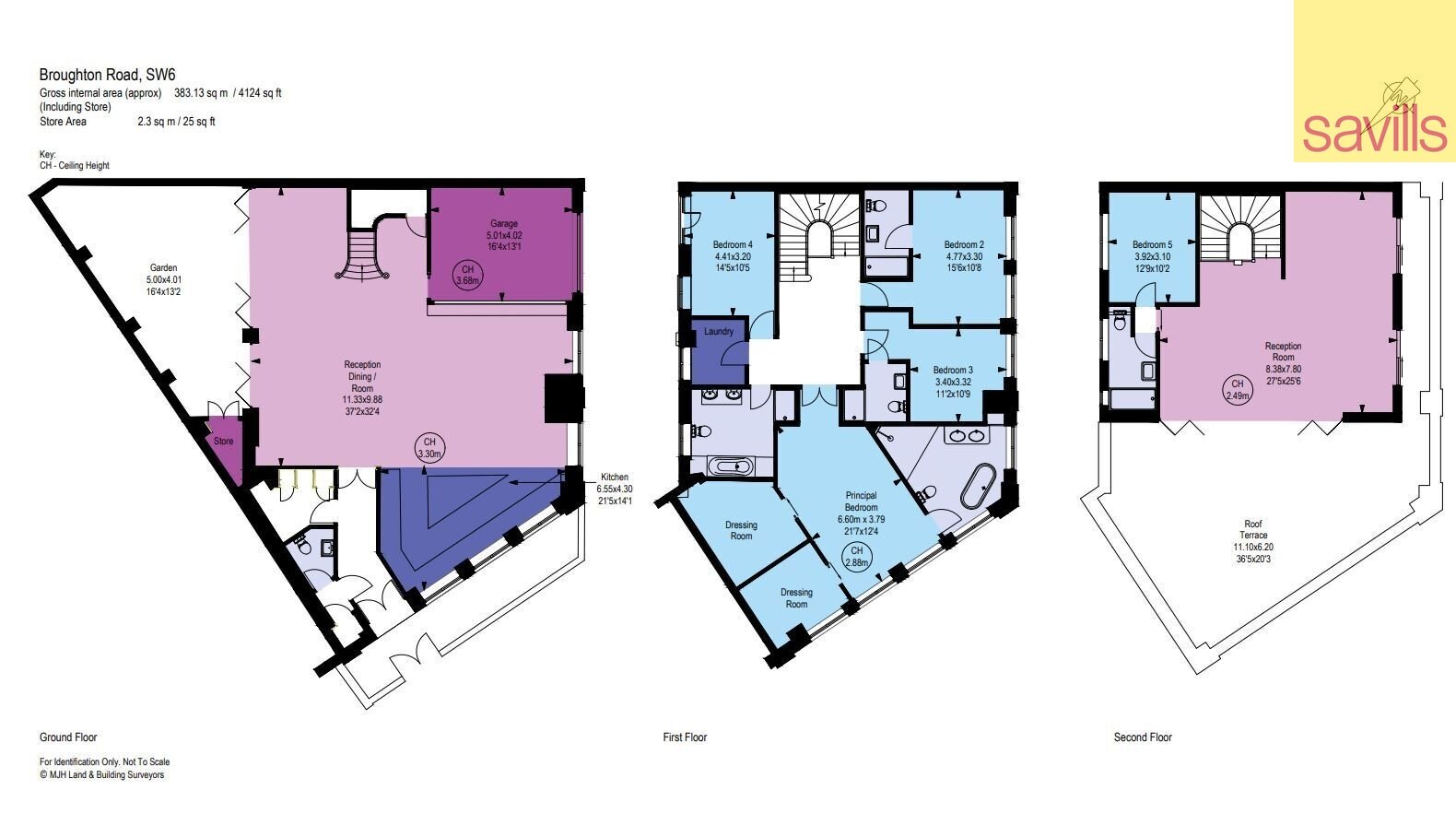 Haus zum Kauf provisionsfrei 5.965.029 € 6 Zimmer 383,1 m²<br/>Wohnfläche BROUGHTON ROAD 59 London SW6 2LE