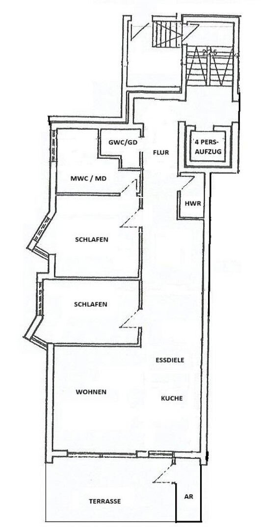 Terrassenwohnung zum Kauf provisionsfrei 585.000 € 3,5 Zimmer 110 m²<br/>Wohnfläche EG<br/>Geschoss Konradin-kreutzer str.6 Baden-Baden - Kernstadt Baden-Baden 76530