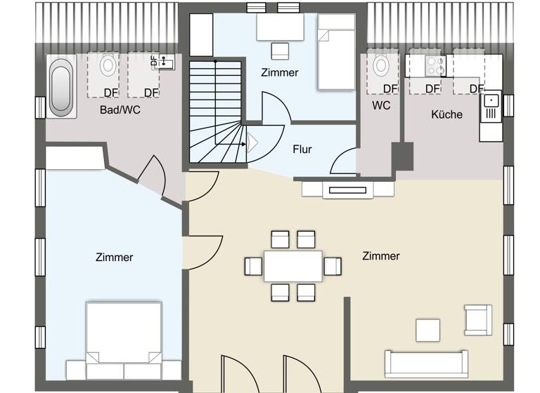 Wohnung zum Kauf 595.000 € 3 Zimmer 118 m²<br/>Wohnfläche Dachgeschoss<br/>Geschoss Loschwitz/Wachwitz Dresden 01326