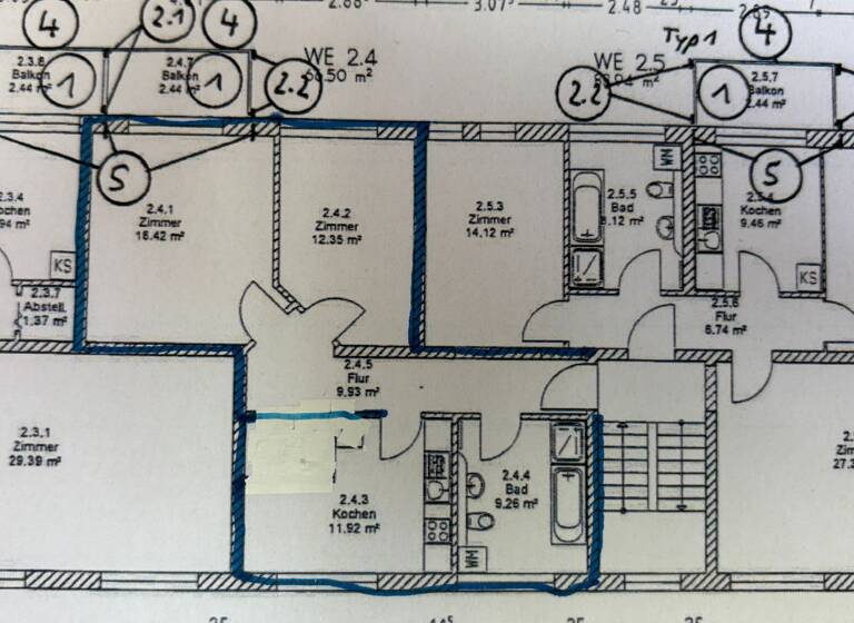 Wohnung zur Miete 529 € 2 Zimmer 66 m² EG frei ab sofort Am Polderdeich 17 Neue Neustadt Magdeburg 39124