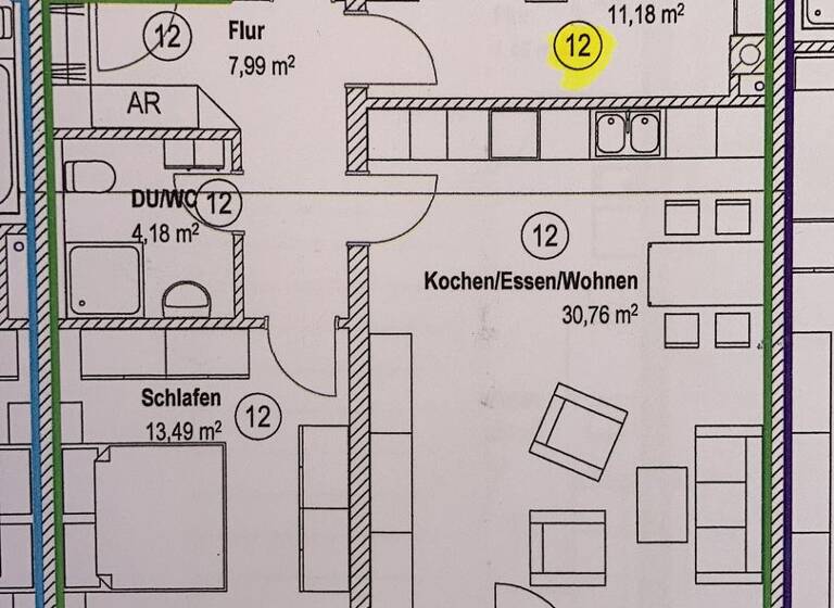 Wohnung zur Miete 700 € 3 Zimmer 74 m² Geschoss 1/3 frei ab 01.03.2026 Waldkirchen 94065