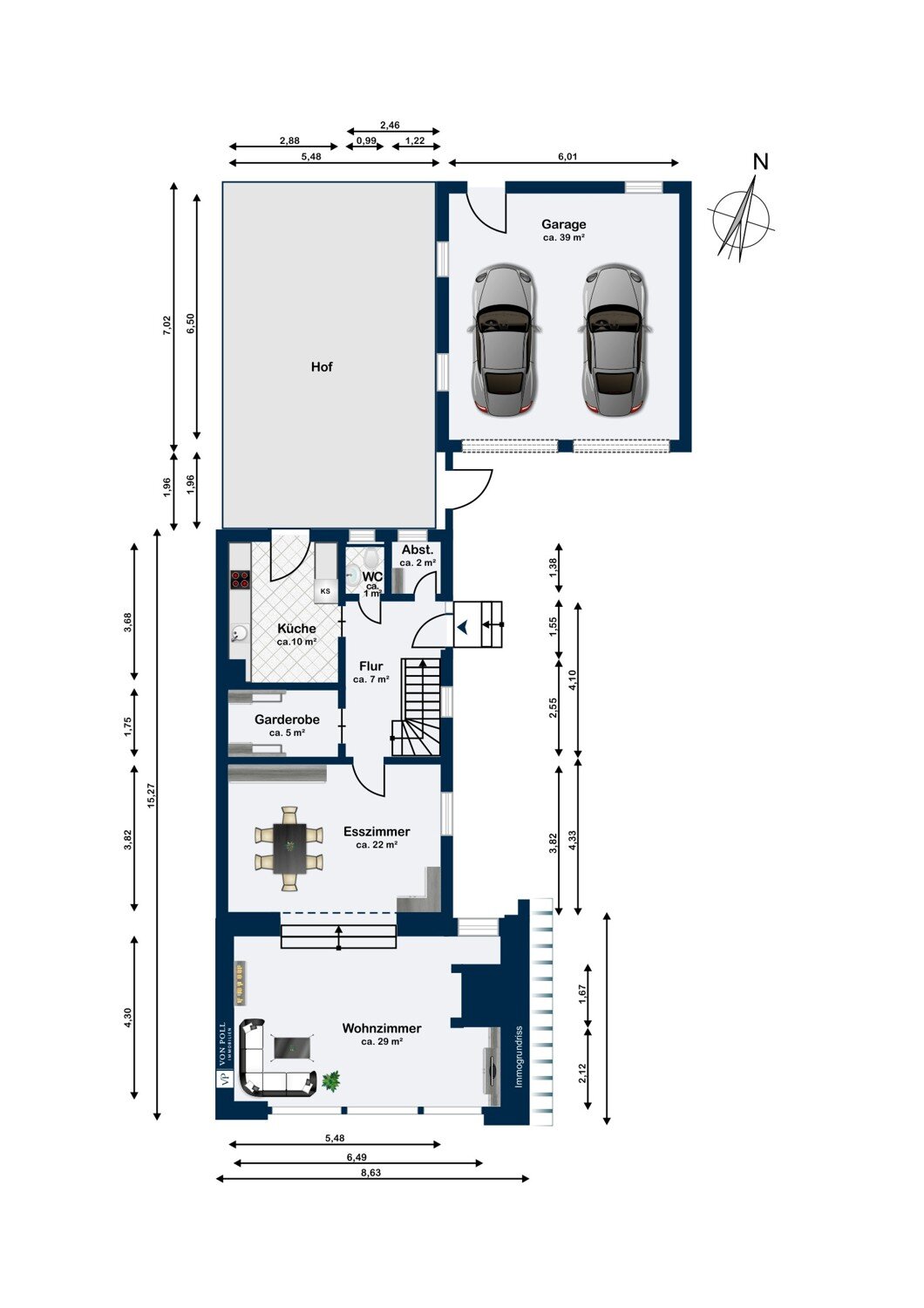 Doppelhaushälfte zum Kauf 379.000 € 4 Zimmer 133 m²<br/>Wohnfläche 555 m²<br/>Grundstück Kirchweyhe Weyhe 28844