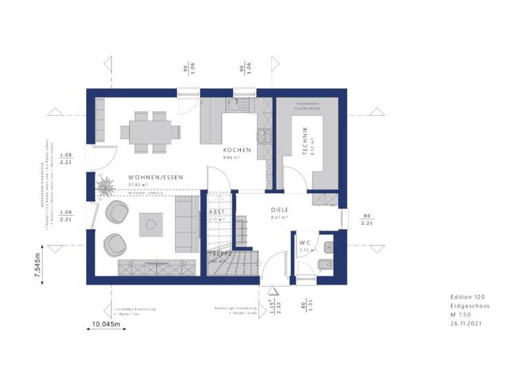 Einfamilienhaus zum Kauf 424.258 € 4 Zimmer 134 m² 580 m² Grundstück Gommern 39245