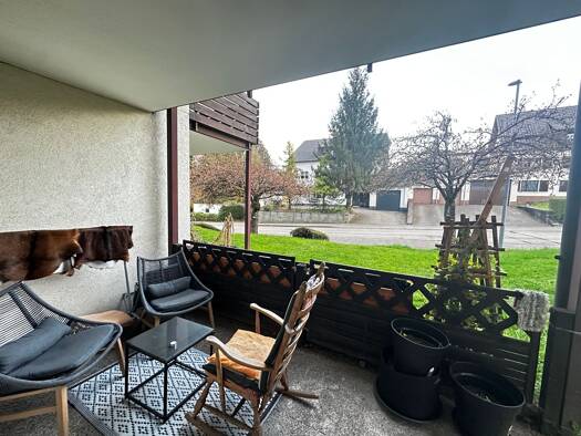 Terrassenwohnung zur Miete 690 € 2 Zimmer 52 m² Geschoss EG/2 frei ab sofort Gernsbach 76593