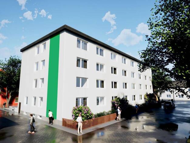 Wohnung zur Miete 617 € 2 Zimmer 47,1 m² 3. Geschoss frei ab 01.08.2025 Eckermannstraße 61 Friesenheim/Nord Ludwigshafen am Rhein 67063