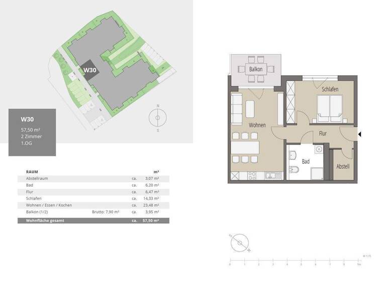 Wohnung zum Kauf 259.000 € 2 Zimmer 57,5 m² Obere Terrasse Burgkirchen an der Alz 84508