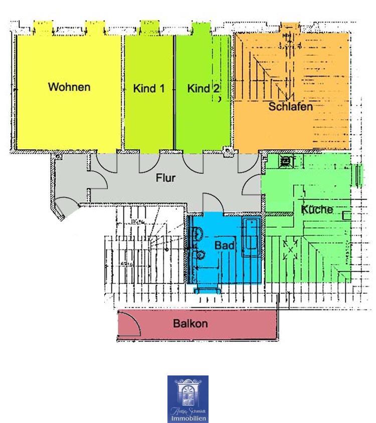 Wohnung zur Miete 595 € 4 Zimmer 94 m²<br/>Wohnfläche Heidenau 01809