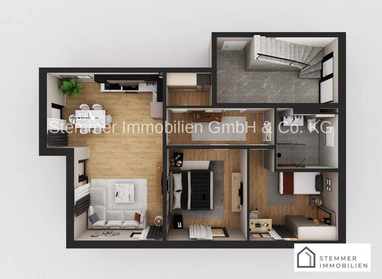 Wohnung zum Kauf 389.000 € 3 Zimmer 91,4 m² Mooslohe Weiden 92637