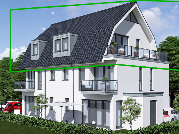 Penthouse zum Kauf provisionsfrei 494.500 € 2 Zimmer Dachgeschoss, 2. Geschoss Bad Zwischenahn I Bad Zwischenahn 26160