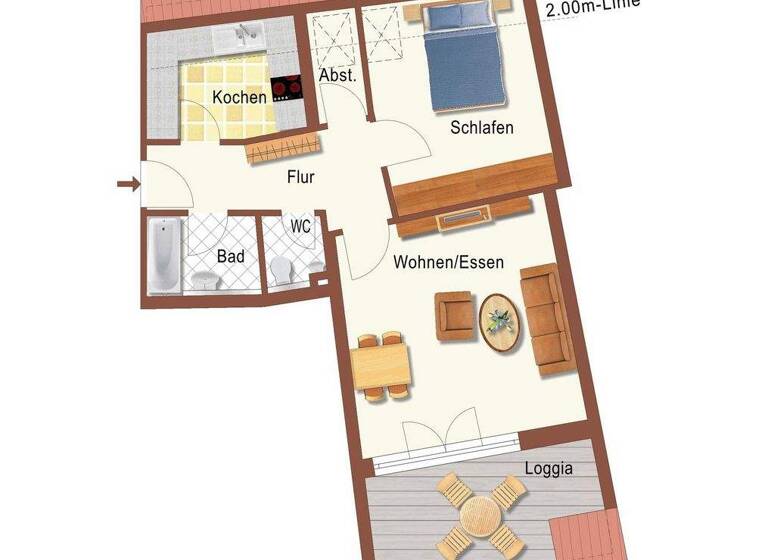 Wohnung zum Kauf 157.500 € 2 Zimmer 62,3 m² 2. Geschoss Pennrich Dresden / Gompitz 01156